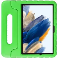 HappyCase Kinder Tablethoes Geschikt voor Samsung Tab A8 | Kindvriendelijke Hoes | Beschemhoes | Kinderhoes | met Handvat en Standaard | Groen