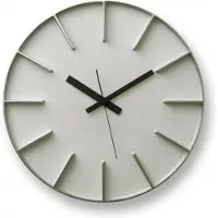 Lemnos -Edge-Wandklok-Large-Alu-Massief-Aluminium
