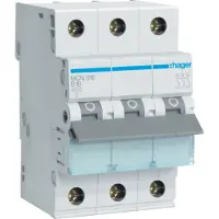 Hager MCN316 MCN316 Zekeringautomaat 3-polig 16 A