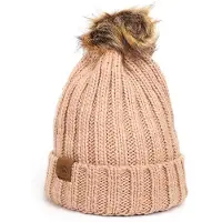 I'm Dutch Gebreide Muts Chapelco Vintage Pink
