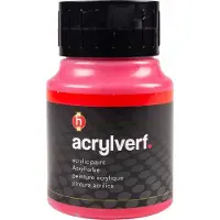 Creativ Company Acrylverf - Rood Magenta Red (#13) - Semi Dekkend - Creall Studio - 500ml - 1 fles