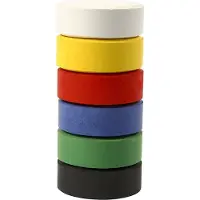 Packlinq Waterverf, H: 16 mm, d 44 mm, primair kleuren, 6 stuk/ 1 doos