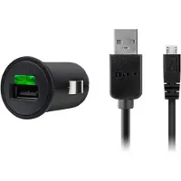 Belkin Autolader voor de Samsung Galaxy S Laad je smartphone met Micro-USB aansluiting onderweg op - Geschikt voor oa Samsung S6;S7;HTC One;LG G4;Huawei