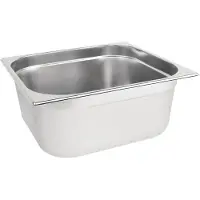Vogue Gastronormbak Vogue, RVS, GN 2/3, 150mm diep
