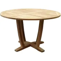 AVH-Collectie Legand dining tuintafel 120 cm rond teak