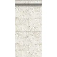 Origin Wallcoverings behang kalkstenen blokken beige - 347579 - 53 cm x 10,05 m