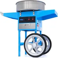 Maxima Suikerspinmachine – Ø 52 cm – Blauw – met Onderstel