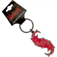 Rock Off Slipknot - Goat S Sleutelhanger - Rood/Grijs