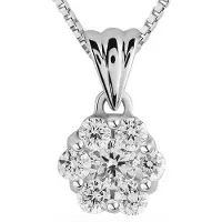 Orphelia HD-4208 - Hanger - 18 Karaat Witgoud / Diamant 0.13 ct
