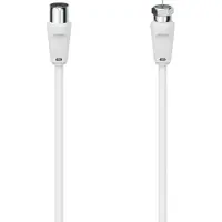Hama 00305058 coax-kabel 3 m F-type Coaxiaal Wit