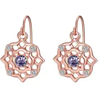 Lulu & Jane Oorbellen rose-goud