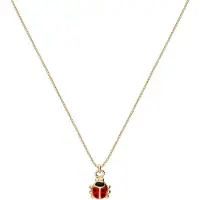 Lucardi Sieraden goud / rood / zwart