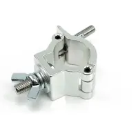 LightmaXX Half Coupler Silver 32-35mm TÜV,75kg - Half coupler