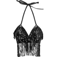 Coppens Top Festival zwart - nvt - Zigeunerkleding | Maat One Size