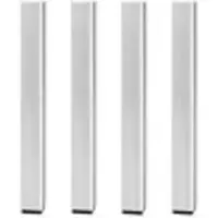 LightmaXX ALU-STAGE podiumpoot SET Eco 4x insteekpoten, 20cm 40/40 - Accessoires