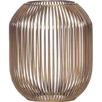 Still - Windlicht - Kaarsenhouder - Ijzer - Warm Goud - 23x20 cm