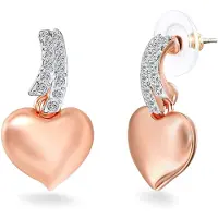 Lulu & Jane Oorbellen rose-goud