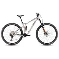 Cube Stereo One22 Race Volledig Geveerde MTB Shimano Deore/Deore XT 12S 29'' Ruw Metaal Zilver 2025 || Maat: S / 160-171 cm