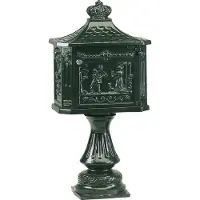 Ks Verlichting Brievenbus Postbox B2D op poot - groen