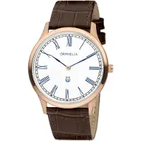 Orphelia Lavardin OR61600 Horloge - Leer - Bruin - Ø 42 mm
