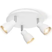 Home Sweet Home Opbouwspot Alba - Wit - 24,7cm - 3xgu10