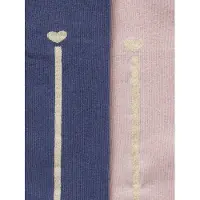 Vertbaudet 2 paar maillots met lurex indigoblauw