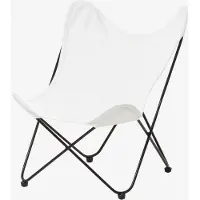 Vertbaudet Armstoel vlinder beige licht uni