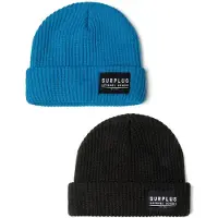 MINOTI muts jongens 2-pack - sneldrogend turquoise zwart