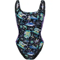 Arena Women's Fun Planet Swimsuit U Back Black Multi Maat: XS | Badpakken Outlet | Dames | Zwart