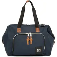 Bagmori Luiertas donkerblauw / bruin / zwart / wit