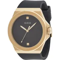 GUESS Analoog horloge goud / zwart
