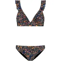Shiwi Bikini 'Bobby' blauw / lichtoranje / rosa / zwart