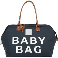 Bagmori Luiertas donkerblauw / bruin / wit