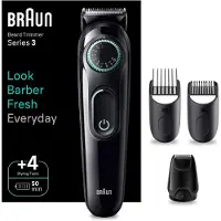 Braun Baardtrimmer Series 3 BT3560 +5 Tools - Scherp Scheerblad - 40 Lengtes - Grijs