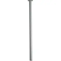 Furniture Legs Europe Stalen meubelpoot grijs rond ø 3 cm en hoogte 70 cm