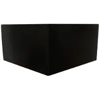 Furniture Legs Europe Meubelpoot zwart hoek 20 bij 20 cm en hoogte 10 cm van massief hout