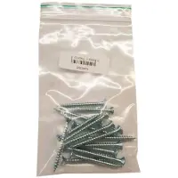 Furniture Legs Europe Set stalen schroeven verzinkt rond ø 0,5 cm en lengte 5 cm - 16 stuks