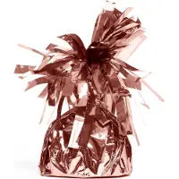 We Fiesta 24x Ballon gewichtje Rosé Goud 170 gram - Ballongewicht Gewicht Ballonnen Feest Accesoires Thema Party Tafeldecoratie Tafel Decoratie