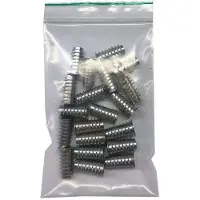 Furniture Legs Europe Rampamoer messing rond Ø 1,2 cm en hoogte 2,5 cm van massief messing (M8) - 20 stuks