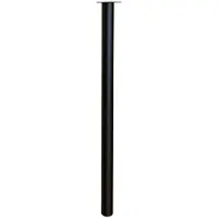 Furniture Legs Europe Stalen meubelpoot zwart rond ø 3,2 cm en hoogte 70 cm