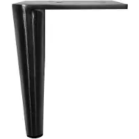 Furniture Legs Europe Stalen meubelpoot rvs look conisch 2,8 bij 2,8 cm en hoogte 12,5 cm