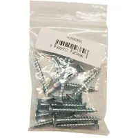 Furniture Legs Europe Set stalen schroeven verzinkt rond ø 0,45 cm en lengte 3,5 cm - 16 stuks