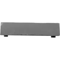 Furniture Legs Europe Stalen meubelpoot chroom rechthoek 18 bij 5 cm en hoogte 4,5 cm