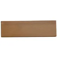 Furniture Legs Europe Meubelpoot rechthoek 15 bij 5 cm en hoogte 4,5 cm van massief hout