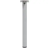 Furniture Legs Europe Stalen meubelpoot chroom rond ø 3 cm en hoogte 50 cm