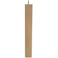 Furniture Legs Europe Meubelpoot vierkant 5 bij 5 cm en hoogte 36 cm van massief hout (M8)