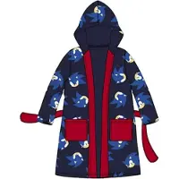 Sonic The Hedgehog badjas coral fleece blauw maat 104