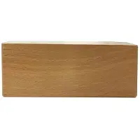 Furniture Legs Europe Meubelpoot rechthoek 15 bij 5 cm en hoogte 6 cm van massief hout