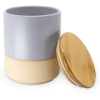 Miko Porseleinen pot | Luchtdicht | Kleur: Blauw | Diameter: 10cm | Hoogte: 12,3cm