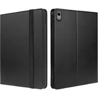 Rosso Element Hoes met Penhouder Geschikt voor Apple iPad 11 (2025) A16 / 10.9 (2022) met Penhouder - Verstelbare Book Case met Sleep/Wake Functie en Elastische Band Zwart